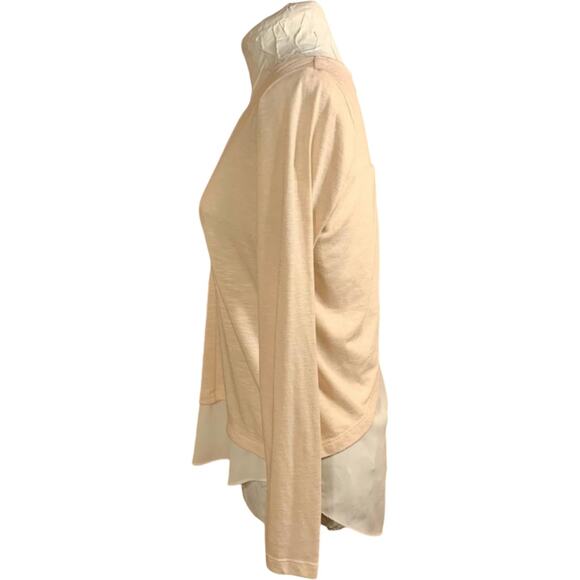 White House Black Market Layer Top XS Classy V-Neck Pastel Beaded Tunic Office - Picture 5 of 9